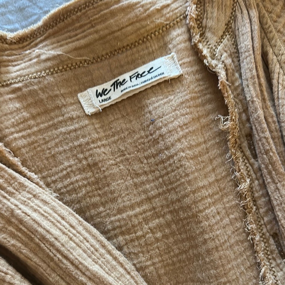 We The Free Brown Button-Down Shirt - Picture 2 of 2